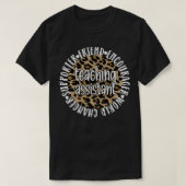 onderwijsassistent onderwijsdocent onderwijsassist t-shirt (Design voorkant)