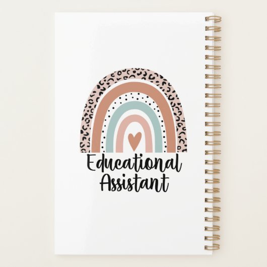 onderwijsassistent Rainbow Leopard leraar Assi Planner (Achterkant)