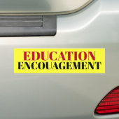 ONDERWIJSBEOOGINGSSYSTEEM/sticker/MAGNET Bumpersticker (Op auto)