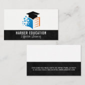 Onderwijsboeken | Afstuderen Pet Logo Visitekaartje (Voorkant / Achterkant)