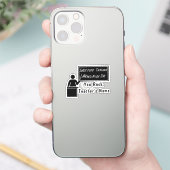 Onderwijsdag vervangen sticker (Telefoon)