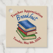 Onderwijsduur Breakfast Retirement Party Bedankjes Labels (Voorkant)