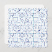 Onderwijselementen Wetenschap Schets Platte Kaart (Voorkant / Achterkant)