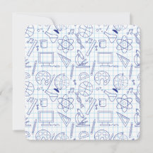 Onderwijselementen Wetenschap Schets Platte Kaart