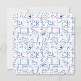 Onderwijselementen Wetenschap Schets Platte Kaart