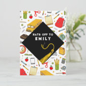 Onderwijsgroep leraar onderwijs kaart (Staand voorkant)