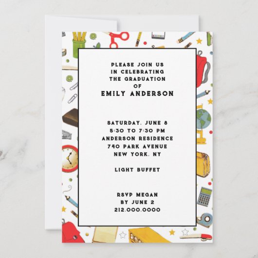 Onderwijsgroep leraar onderwijs kaart (Achterkant)