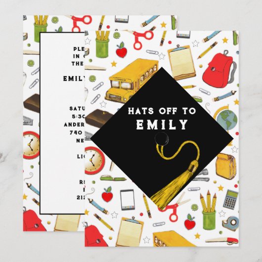 Onderwijsgroep leraar onderwijs kaart (Voorkant / Achterkant)