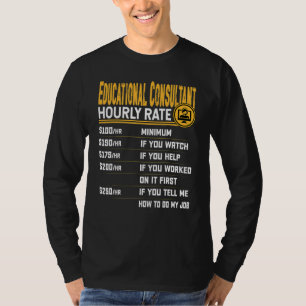Onderwijskundig Adviseur Uurtarief Onderwijskundig T-shirt