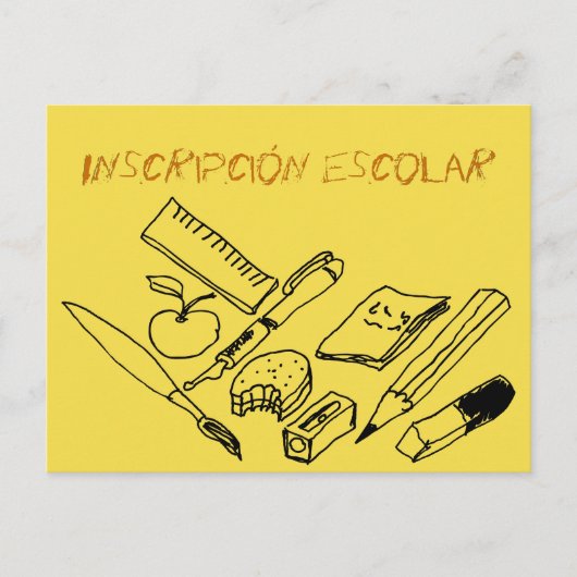 Onderwijsmateriaal op uitnodiging voor inschrijvin (Voorkant)