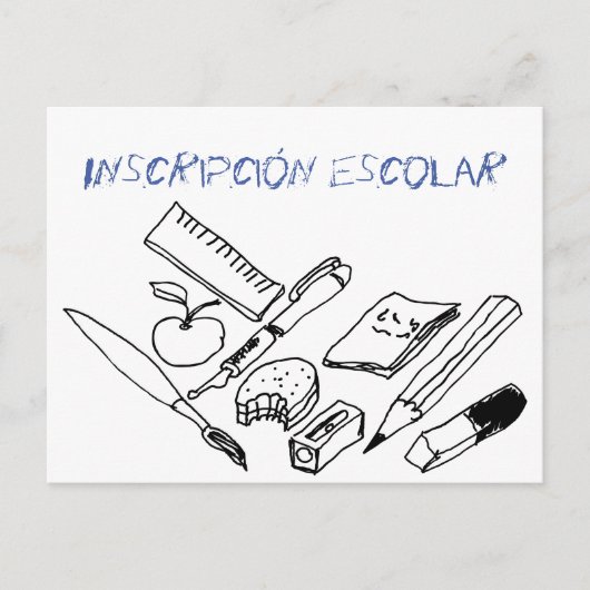 Onderwijsmateriaal op uitnodiging voor inschrijvin (Voorkant)