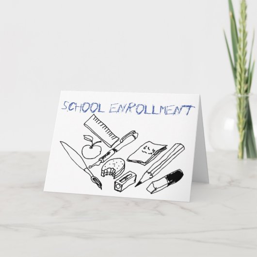 Onderwijsmateriaal op uitnodiging voor inschrijvin (Voorkant)