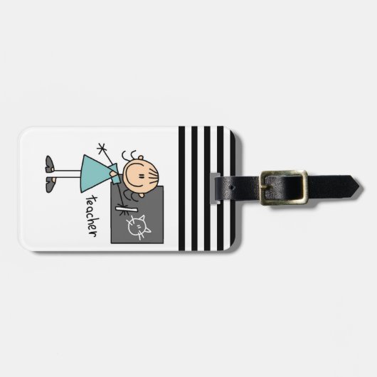 Onderwijsnummer Bagagelabel (Voorkant horizontaal)