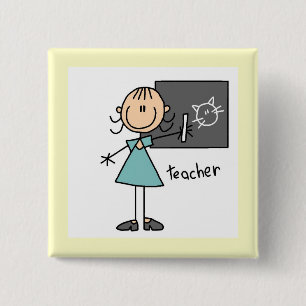 Onderwijsnummer Vierkante Button 5,1 Cm