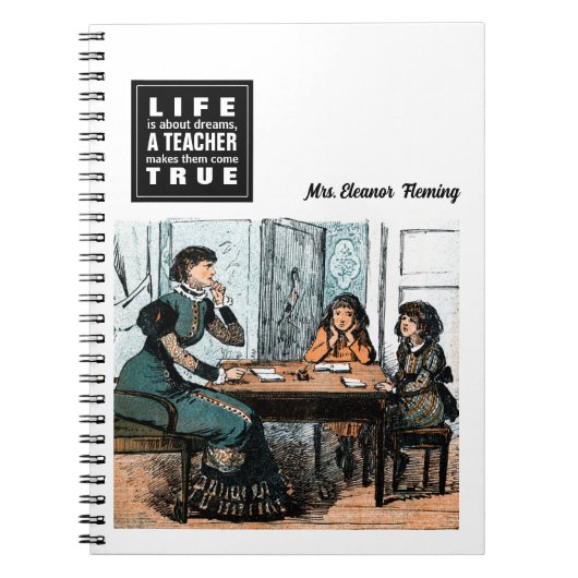 Onderwijsofferte |  kunstgeschenk notitieboek (Voorkant)