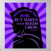 Onderwijsofferte van Kahlil Gibran 18 x 20 inch Poster (Voorkant)