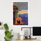 Onderwijsovereenkomst San Francisco 1911 Poster (Thuiskantoor)