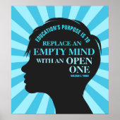 Onderwijsprijsopgave door Malcolm Forbes 18"x20" Poster (Voorkant)