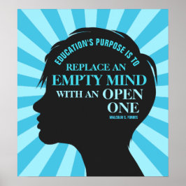 Onderwijsprijsopgave door Malcolm Forbes 18"x20" Poster