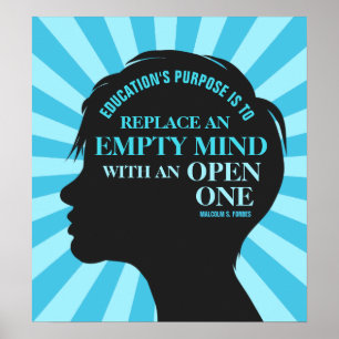 Onderwijsprijsopgave door Malcolm Forbes 18"x20" Poster
