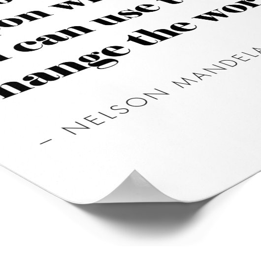 Onderwijsprijsopgave Inspirerend Modern Minimalist Poster (Hoek)