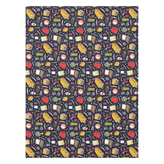 Onderwijsschool leraar tafelkleed (Voorkant)