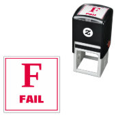 Onderwijsstempel: F - FAIL Zelfinktende Stempel (In situ)