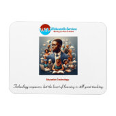 Onderwijstechnologie - inspirerende citaten magneet (Horizontaal)