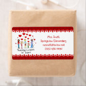 Onderwijzen is een werk van hartelabels etiket (Insitu)