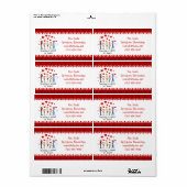 Onderwijzen is een werk van hartelabels etiket (Full Sheet)