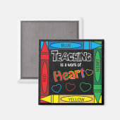 Onderwijzen is een werk van het ART-plein Magneet (Voorkant / Achterkant)