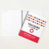 "Onderwijzen is een werk van het hart" leraar Yarl Planner (Display)