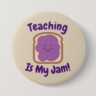 Onderwijzen is mijn Jam Button