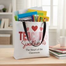 Onderwijzende Liefjes Leraren Valentijnsdag Tas