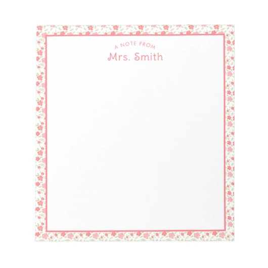 onderwijzer | een opmerking van notitieblok (Voorkant)