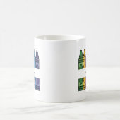 Onderwijzer Kleurrijke Potlood Doos Gesplitste Naa Koffiemok (Center)