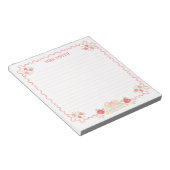 onderwijzer | School Crest | Monogram Notitieblok (Schuin)