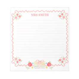 onderwijzer | School Crest | Monogram Notitieblok