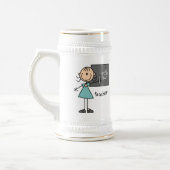 Onderwijzer Stick Figure Bierpul (Links)