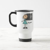Onderwijzer Stick Figure Reisbeker (Links)