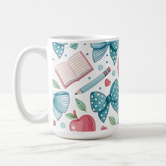 Onderwijzer/ Student Coquette Strikken Koffiemok (Links)