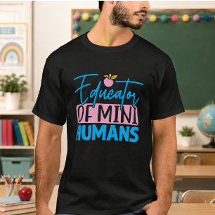 Onderwijzer van Mini-Mensen Notitieboek – Grappige T-shirt