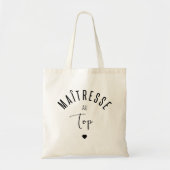 Onderwijzeres aan het sein tote bag (Voorkant)