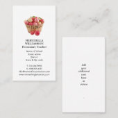 ONDERWIJZERES | Appelen | Foto Visitekaartje (Voorkant / Achterkant)