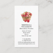 ONDERWIJZERES | Appelen | Foto Visitekaartje (Voorkant)