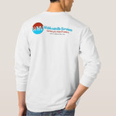 Onderwijzers mondig maken via technologie-T-shirts T-shirt (Achterkant)