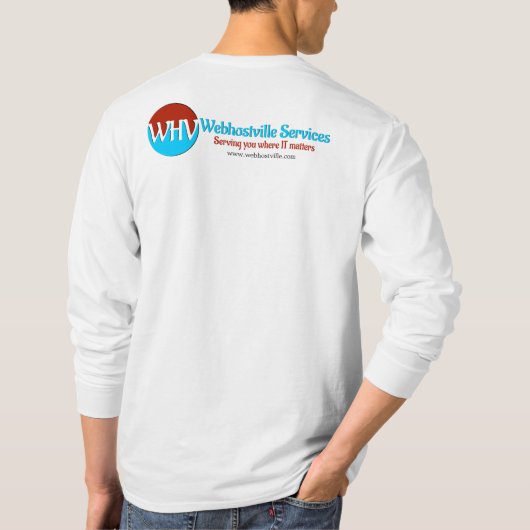 Onderwijzers mondig maken via technologie-T-shirts T-shirt (Achterkant)