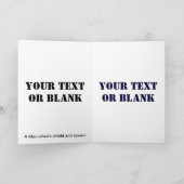 Onderworpen Schild Maccabee en Spears Feestdagen Kaart (Binnen)