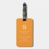 Onderzee Achtergrond Bagage Label (Achterkant verticaal)