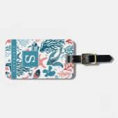 Onderzee Achtergrond Bagage Label (Voorkant horizontaal)